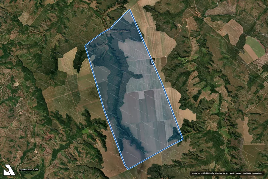 Imagem aérea do item B