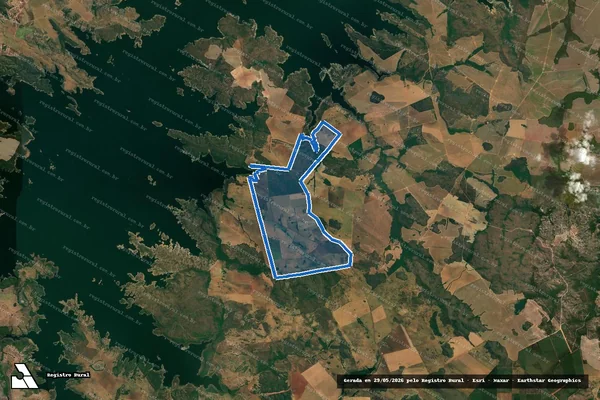 Imagem de satélite de Projeto de Assentamento Aranha - Projeto de Assentamento Aranha em Niquelândia - GO