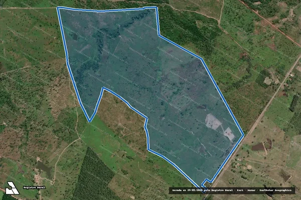 Imagem de satélite de Fazenda Girolândia - Parcela 1 em Pindaré-Mirim - MA