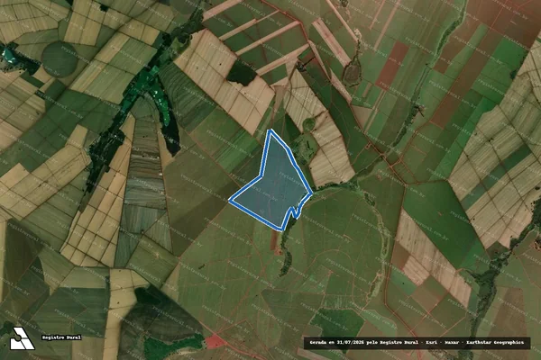 Imagem de satélite de Fazenda Saci - Fazenda Saci ? Gleba A em Ipuã - SP