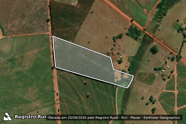 Imagem de satélite de Sítio Bekel - Parcela 1 em Macedônia - SP