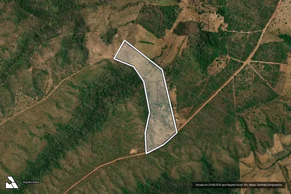 Imagem de satélite de LOTE 47-A, LOTEAMENTO PONTE ALTA, GLEBA 2, 1ª ETAPA - Parte 1 em Ponte Alta do Tocantins - TO