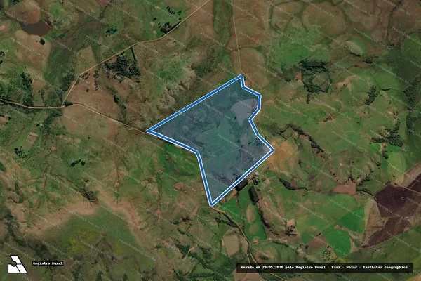 Imagem de satélite de FAZENDA SANTA TEREZA - GLEBA 4 em Alegrete - RS