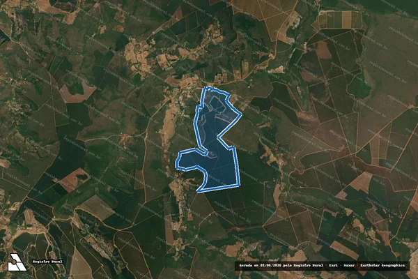 Imagem de satélite de Fazenda Itacarambi das Oliveiras - em Itamarandiba - MG