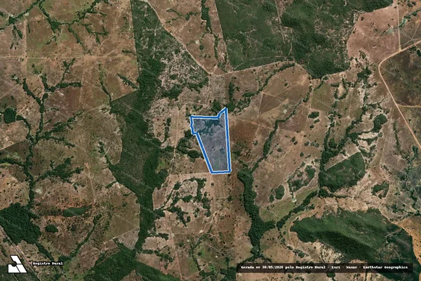 Imagem de satélite de P. A. SANTA DICA II em Araguapaz - GO