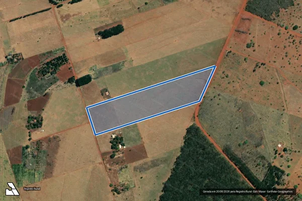 Imagem de satélite de FAZENDA CAMPO BRASIL - GLEBA 29 em Uberlândia - MG