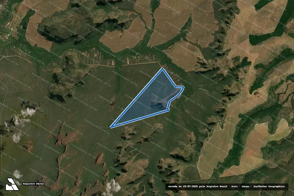 Imagem de satélite de FAZENDA FLOR DA SERRA - ÁREA DESMEMBRADA 3 em Cuiabá - MT