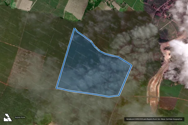 Imagem de satélite de Fazenda São Salvador IV - Fazenda São Salvador IV-GLEBA A em Sapé - PB