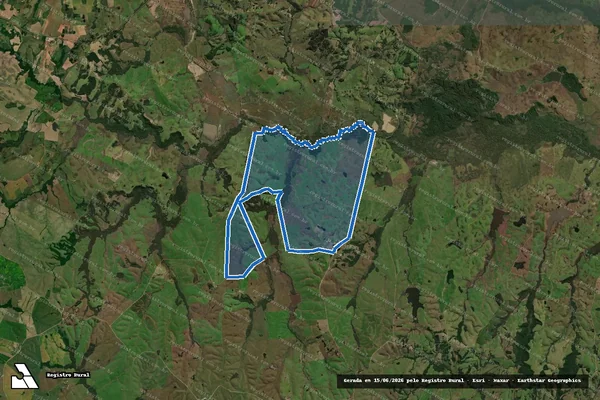 Imagem de satélite de FAZENDA TRÊS FIGUEIRAS - GLEBA ÚNICA em Santa Maria - RS