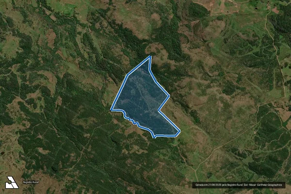 Imagem de satélite de Timbauva - Parcela 1 em Santiago - RS