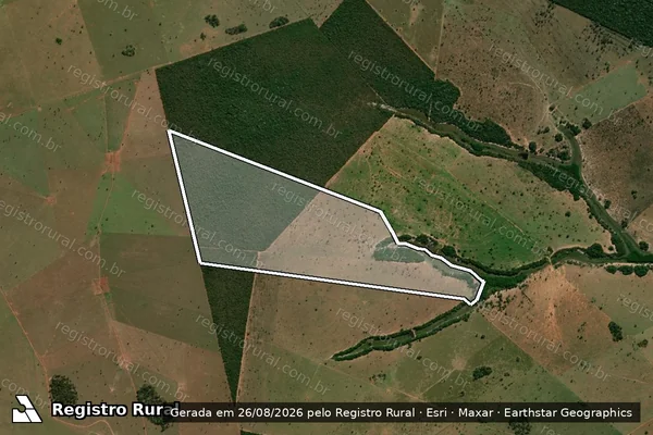 Imagem de satélite de Fazenda Bom Jesus (Área Desmembrada Gleba-A) - Parte 1 em Três Lagoas - MS