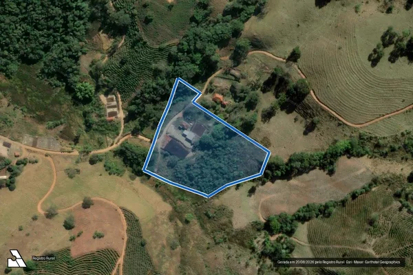 Imagem de satélite de Sítio do  Amianto - Parte 4 em Conceição das Pedras - MG