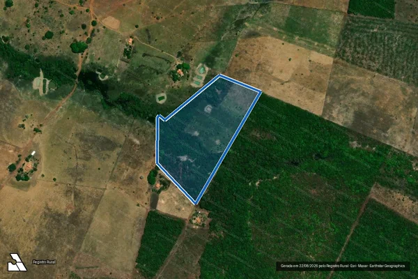 Imagem de satélite de CHACARA HORIZONTE - Parte 1 em Formosa da Serra Negra - MA