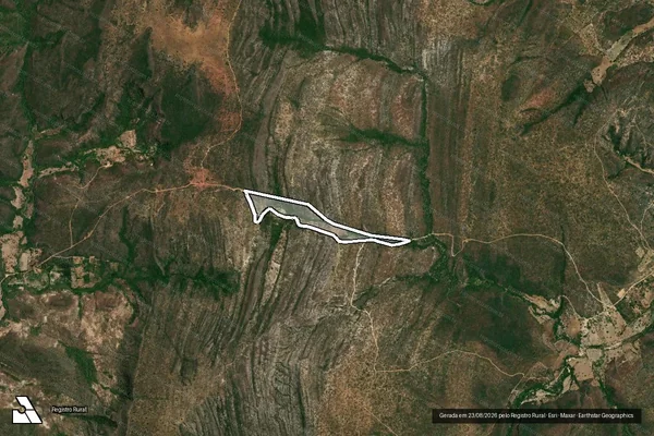 Imagem de satélite de FAZENDA ÁGUA BOA II  - Parte 2 em Rio Pardo de Minas - MG