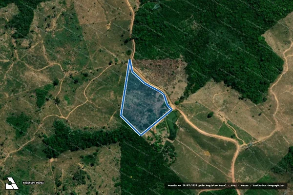 Imagem de satélite de PROJETO DE ASSENTAMENTO PALMARES - LOTE 432 - PARCELA B em Marabá - PA