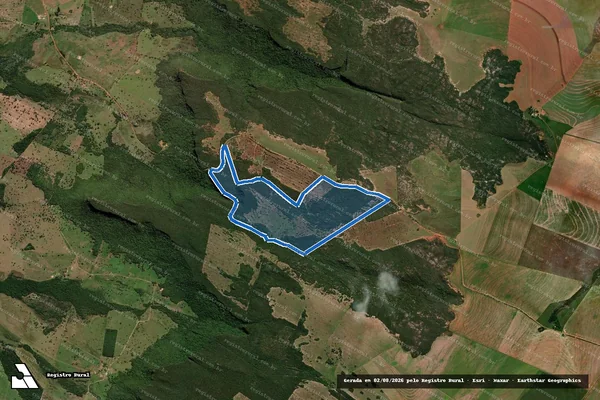 Imagem de satélite de FAZENDA ALEGRIA - Parte 1 em Rio Verde de Mato Grosso - MS