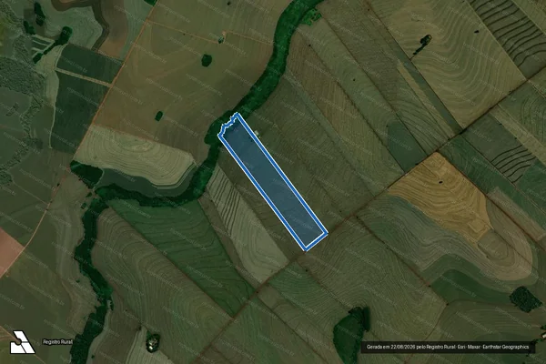 Imagem de satélite de Fazenda Helena e Santa Rita - Única em Ourizona - PR