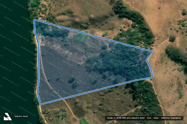 Imagem de satélite de Valão - Parte 1 em Abre Campo - MG