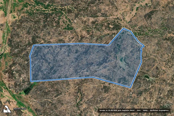 Imagem de satélite de Sitio Preás - Parte 1 em Parelhas - RN