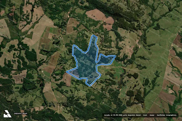 Imagem de satélite de Granja Gaúcha ? 04 - Parte 1 em Encruzilhada do Sul - RS
