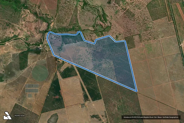 Imagem de satélite de FAZENDA PEDRAS GRANDES - PARCELA 01 em Várzea da Palma - MG
