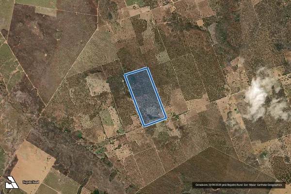 Imagem de satélite de P.A. JACARE GRANDE - LOTE 180 em Janaúba - MG