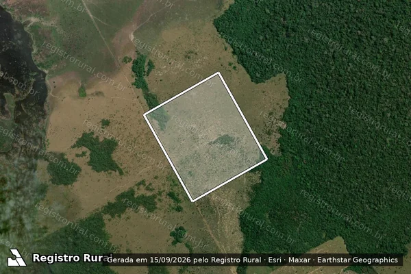 Imagem de satélite de Reassentamento Santa Rita - ARL17-SR em Porto Velho - RO