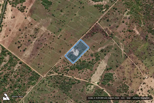 Imagem de satélite de Fazenda Cruz - PARCELA 03 em Januária - MG
