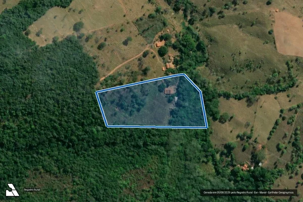 Imagem de satélite de Fazenda Folhados - Parcela 1 em Patrocínio - MG