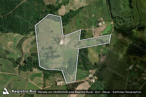 Imagem de satélite de Fazenda Paraiso - Campo A - PARCELA 15 em Camaquã - RS