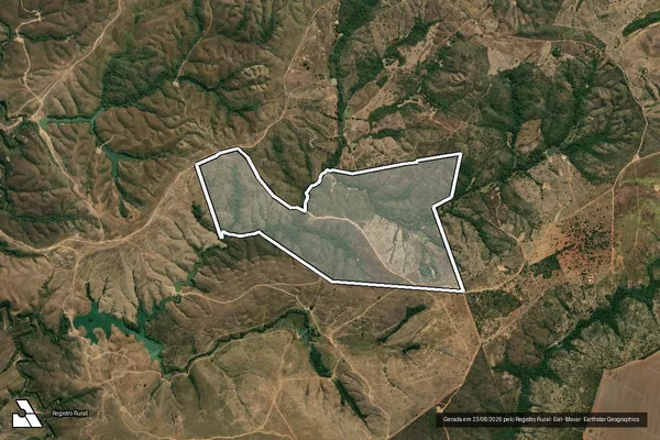 Imagem de satélite de FAZENDA AGUA QUENTE - 001 em Padre Bernardo - GO