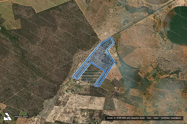 Imagem de satélite de Fazenda Lagoa Grande - Fazenda Lagoa Grande ? GLEBA 01 em Itacarambi - MG