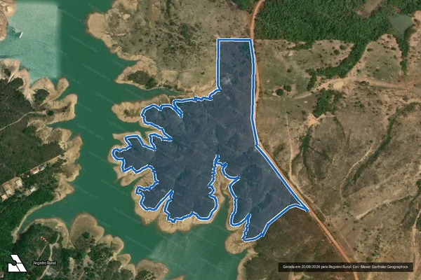 Imagem de satélite de FAZENDA VARGINHA PARTE 2 - Parcela 1 em Unaí - MG