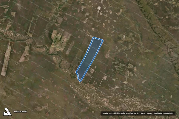 Imagem de satélite de Fazenda Santo Ângelo I - Parte 1 em Mansidão - BA
