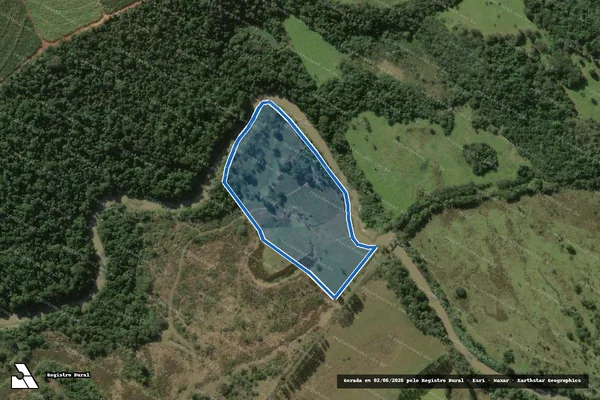 Imagem de satélite de FAZENDA GUAIRA - Parte 1 em Santo Antônio da Platina - PR