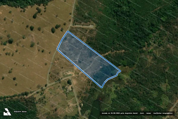 Imagem de satélite de FAZENDA TERRAS ALTAS - GLEBA 31 em Belo Vale - MG