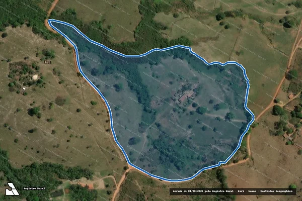Imagem de satélite de FAZENDA LIMEIRA - 001 em Conceição do Mato Dentro - MG