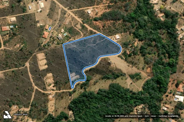 Imagem de satélite de Fazenda Rio Vermelho - Parte 135 em Jaboticatubas - MG