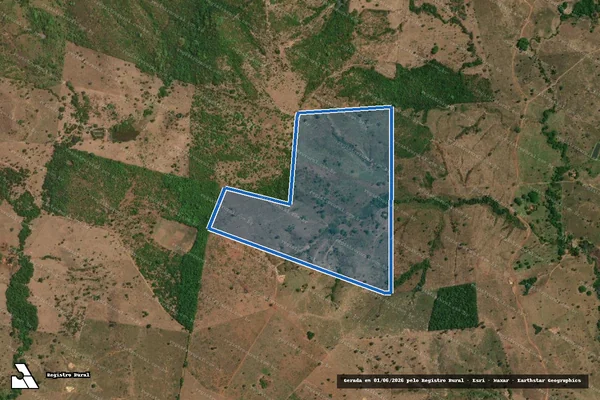 Imagem de satélite de P.A INDIAPORÃ - LOTE 08 - Parte 1 em Conceição do Araguaia - PA