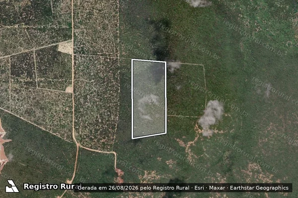 Imagem de satélite de Projeto de Assentamento Nova Olinda? Lote 156 - Parte 1 em Caiçara do Norte - RN