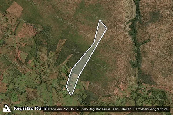 Imagem de satélite de FAZENDA ESTIVA - Gleba II em São Pedro dos Crentes - MA