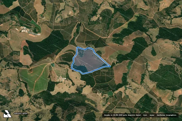 Imagem de satélite de FAZENDA CAFEZAL - Parte 1 em Botelhos - MG