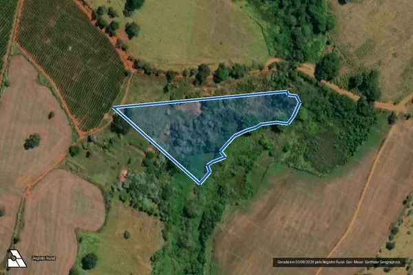 Imagem de satélite de Fazenda do Retiro - Parte 1 em Patrocínio - MG