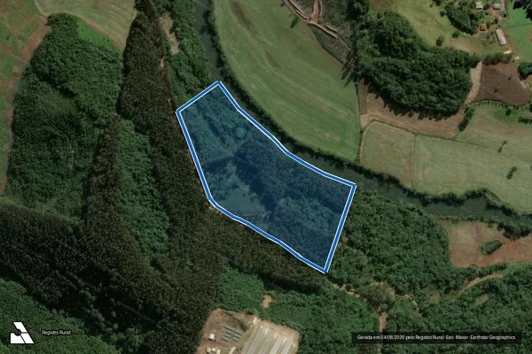 Imagem de satélite de SITIO CUMERLATTO - ÁREA A - SITIO CUMERLATTO - ÁREA A em Passos Maia - SC