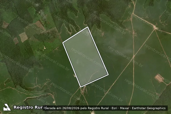 Imagem de satélite de MONTEVIDÉU LOTE 941 - Parte 1 em Governador Eugênio Barros - MA