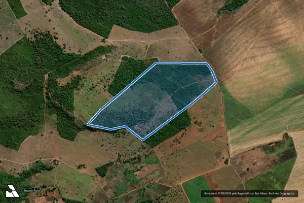 Imagem de satélite de FAZENDA DOIS IRMÃOS LOTE 78-B Lotº Brejão 2ª Etapa - Parte 1 em Wanderlândia - TO