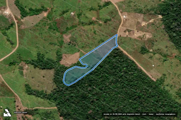 Imagem de satélite de FAZENDA FERREIRA - Fazenda Ferreira ? Lote 36 em Theobroma - RO