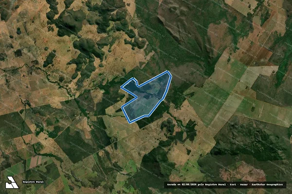 Imagem de satélite de FAZENDA NOVA SANTO ANTÔNIO - PARTE 1 em Corumbá - MS