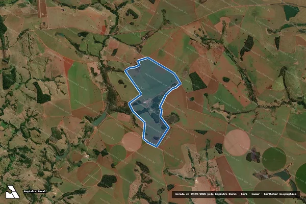 Imagem de satélite de FAZENDA SANTA OLIMPIA - FAZENDA SANTA OLIMPIA em Pontalina - GO