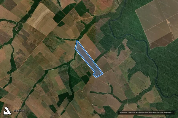 Imagem de satélite de P.A. TIBAGI ? LOTE 792 - 001 em Brasnorte - MT